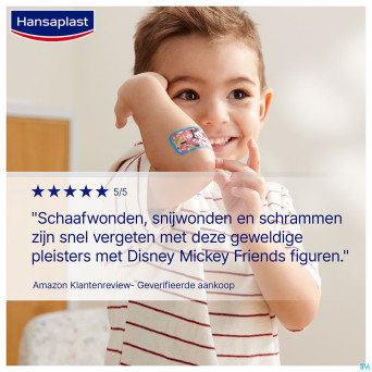 Hansaplast pansement mickey & friends    strips 20