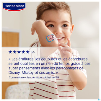 Hansaplast pansement mickey & friends    strips 20