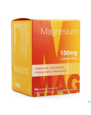 Magnesium 150mg + saffron 28mg comp 60