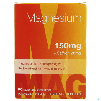 Magnesium 150mg + saffron 28mg comp 60
