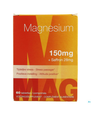 Magnesium 150mg + saffron 28mg comp 60