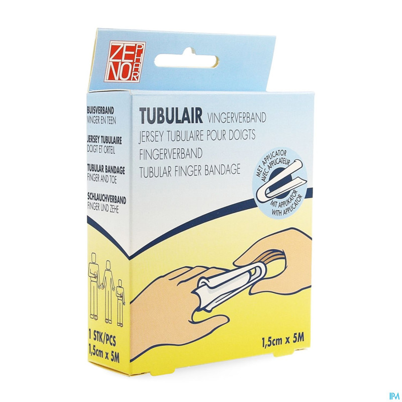 Tubegauz 1,5cmx5m + applicator plastic zeno
