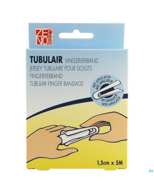 Tubegauz 1,5cmx5m + applicator plastic zeno