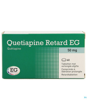 Quetiapine retard eg 50mg liber.prol. comp  60