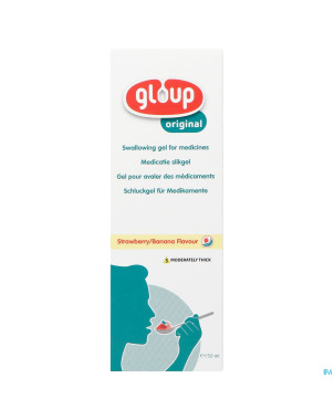 Gloup original strawberry banana    tube 150ml
