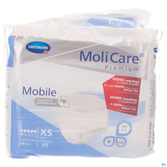 Molicare premium mobile 6 drops xs 14    9158405