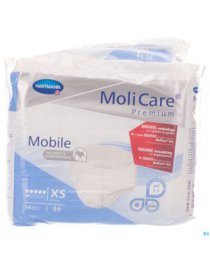 Molicare premium mobile 6 drops xs 14    9158405