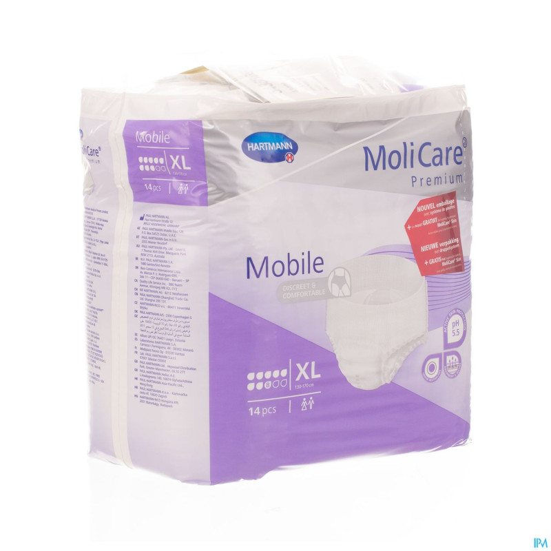 Molicare premium mobile 8 drops xl 14    9158743