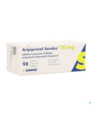 Aripiprazol sandoz 10mg impexeco comp 98 pip