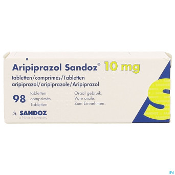 Aripiprazol sandoz 10mg impexeco comp 98 pip