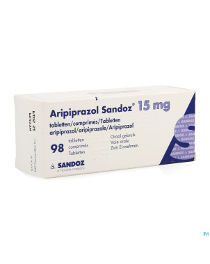 Aripiprazol sandoz 15mg impexeco comp 98 pip