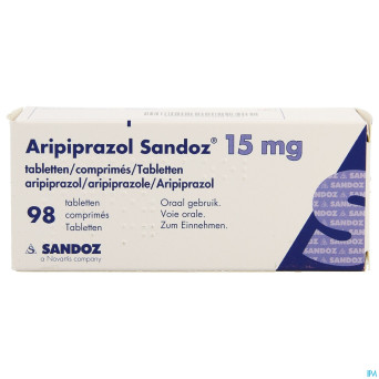 Aripiprazol sandoz 15mg impexeco comp 98 pip