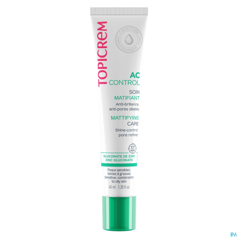 Topicrem ac fluide matifiant    tube 40ml