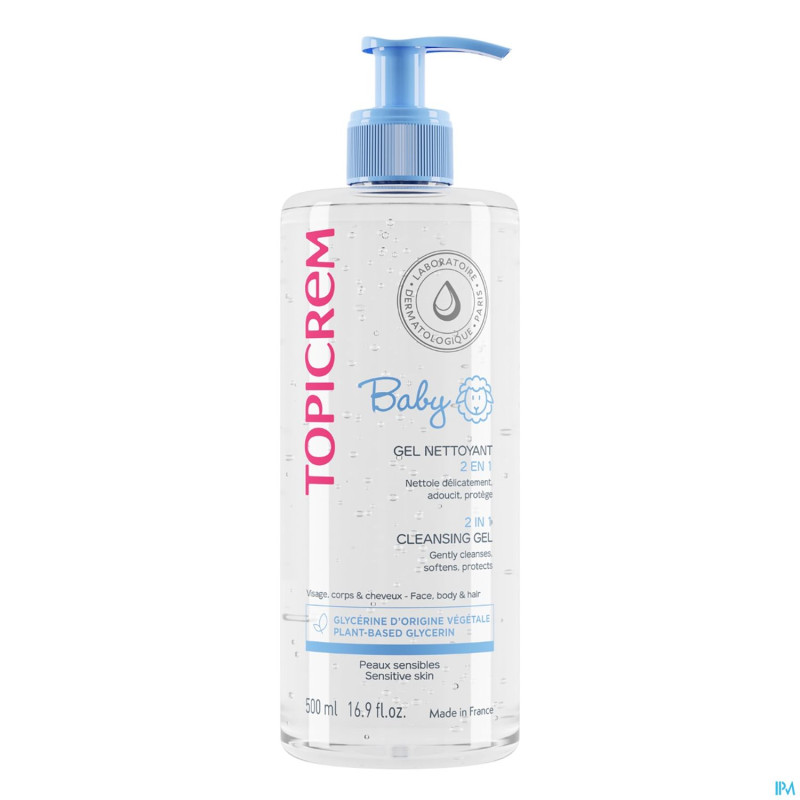 Topicrem baby gel nettoyant 2en1    fl 500ml