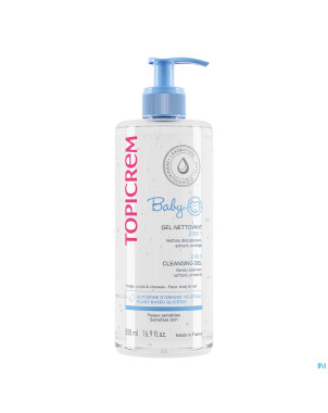 Topicrem baby gel nettoyant 2en1    fl 500ml