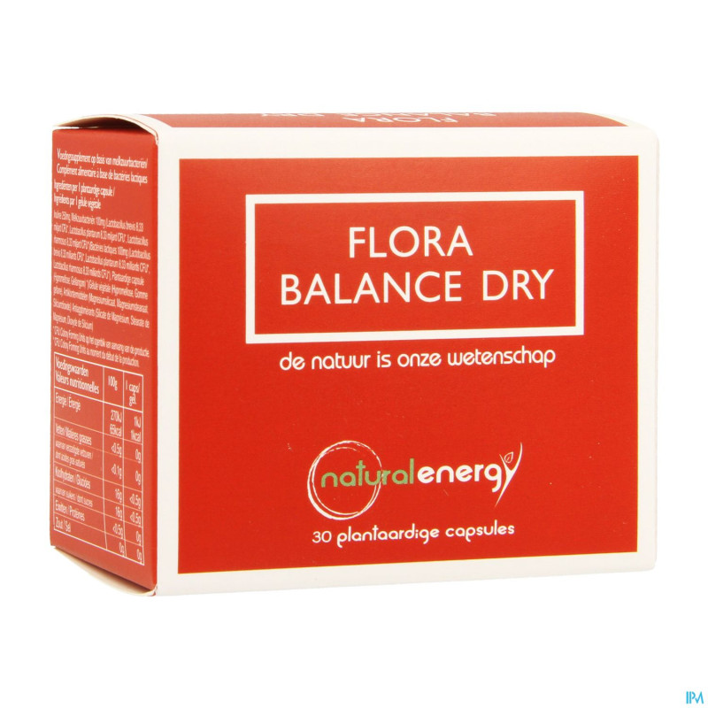 Natural energy flora balance dry  v-caps 30