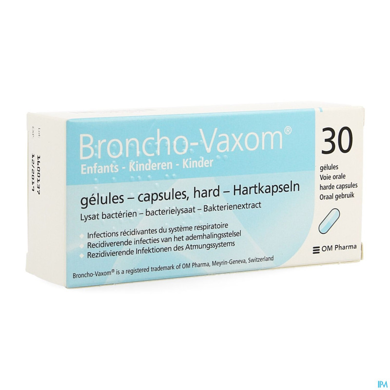 Broncho vaxom enfant 3,5mg pi pharma caps 30 pip