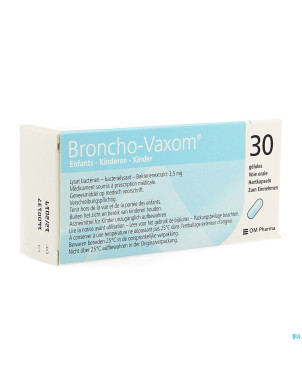Broncho vaxom enfant 3,5mg pi pharma caps 30 pip