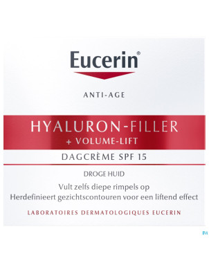 Eucerin hyaluron fil+volume lift cr jour p.sec50ml