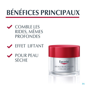 Eucerin hyaluron fil+volume lift cr jour p.sec50ml