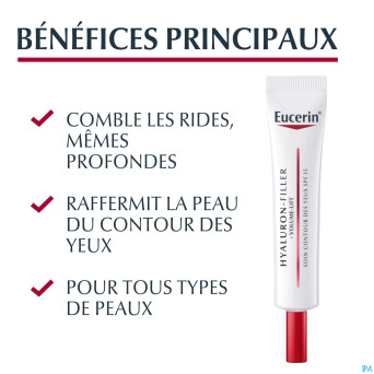 Eucerin hyaluron filler volume lift cont.yeux 15ml