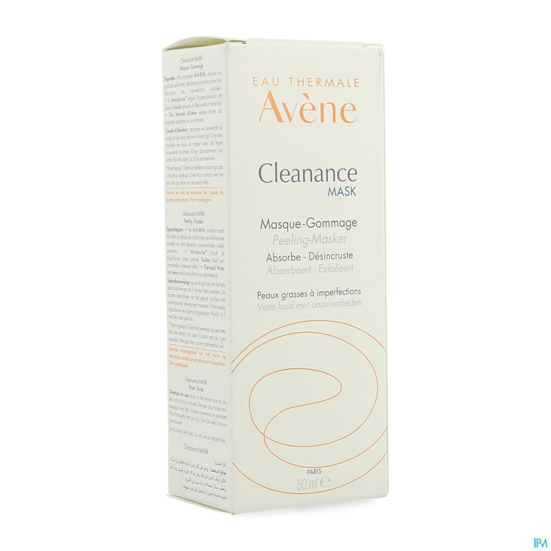 Avene cleanance mask masque gommage pg    50ml