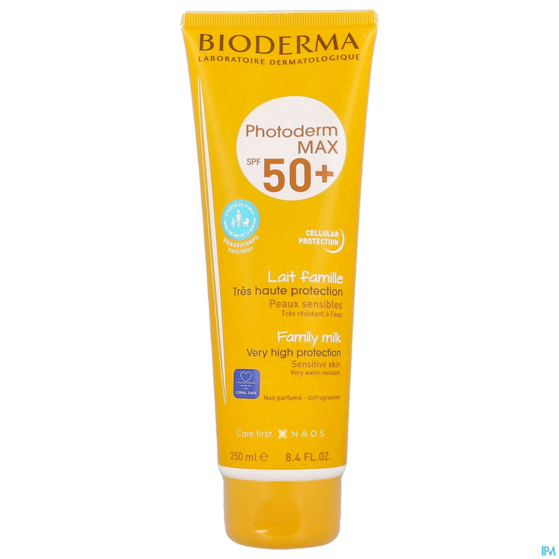 Bioderma photoderm max lait ip50+    tube 250ml