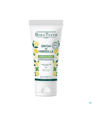 Beauterra savon marseille menthe citron tube 100ml