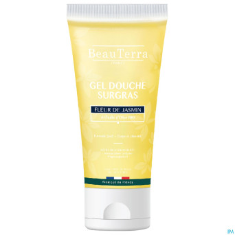 Beauterra gel douche surgras fleur jasmin    100ml