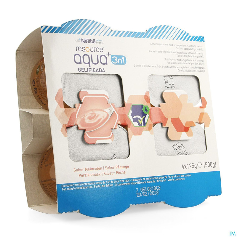 Resource aqua+ 3en1 peche 4x125g    12324340