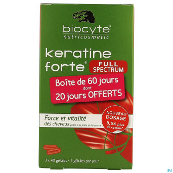Biocyte keratine forte full spectrum    caps 120