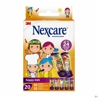 Nexcare 3m happy kids professions pans  20 n0920pr
