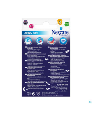 Nexcare 3m happy kids monstres pans    20 n0920mo