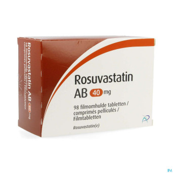 Rosuvastatin ab 40mg comp pell  98 x 40mg