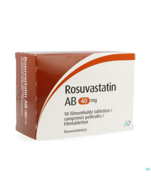 Rosuvastatin ab 40mg comp pell  98 x 40mg