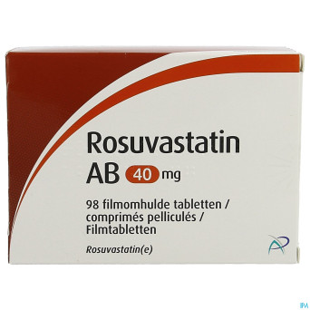 Rosuvastatin ab 40mg comp pell  98 x 40mg