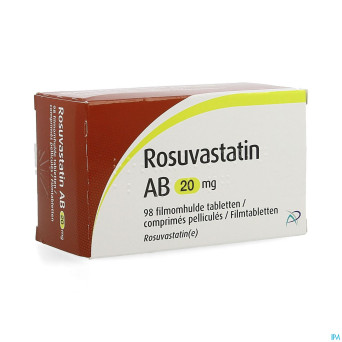 Rosuvastatin ab 20mg comp pell  98 x 20mg