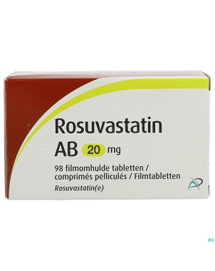 Rosuvastatin ab 20mg comp pell  98 x 20mg