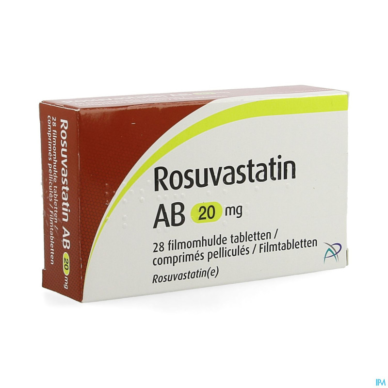 Rosuvastatin ab 20mg comp pell  28 x 20mg