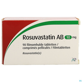 Rosuvastatin ab 10mg comp pell  98 x 10mg