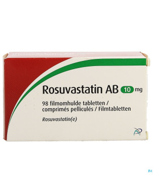Rosuvastatin ab 10mg comp pell  98 x 10mg