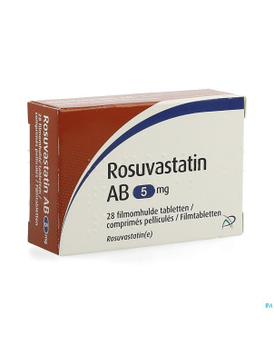 Rosuvastatin ab  5mg comp pell  28 x  5mg