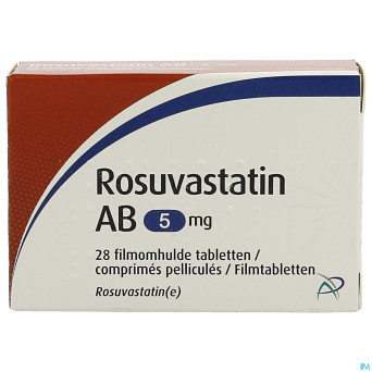 Rosuvastatin ab  5mg comp pell  28 x  5mg