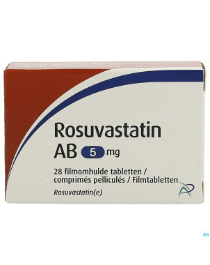 Rosuvastatin ab  5mg comp pell  28 x  5mg