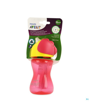 Philips avent gobelet paille girl rose    300ml