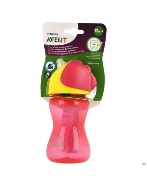 Philips avent gobelet paille girl rose    300ml