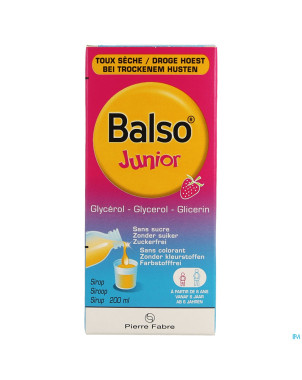 Balso junior sirop    fl 200ml