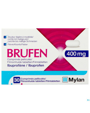 Brufen 400 mg comp pell tabl 30 x 400 mg