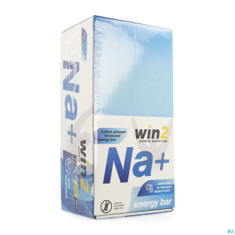 Win2 energy bar na+ salted almond    40g