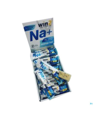 Win2 energy bar na+ salted almond    40g